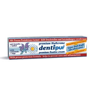 Dentipur haftcreme Крем для фиксации съемных зубных протезов с ромашкой и шалфеем, 40 мл