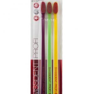 Зубные щетки SWISSDENT COLOURS PROMO FUNKY TRIO